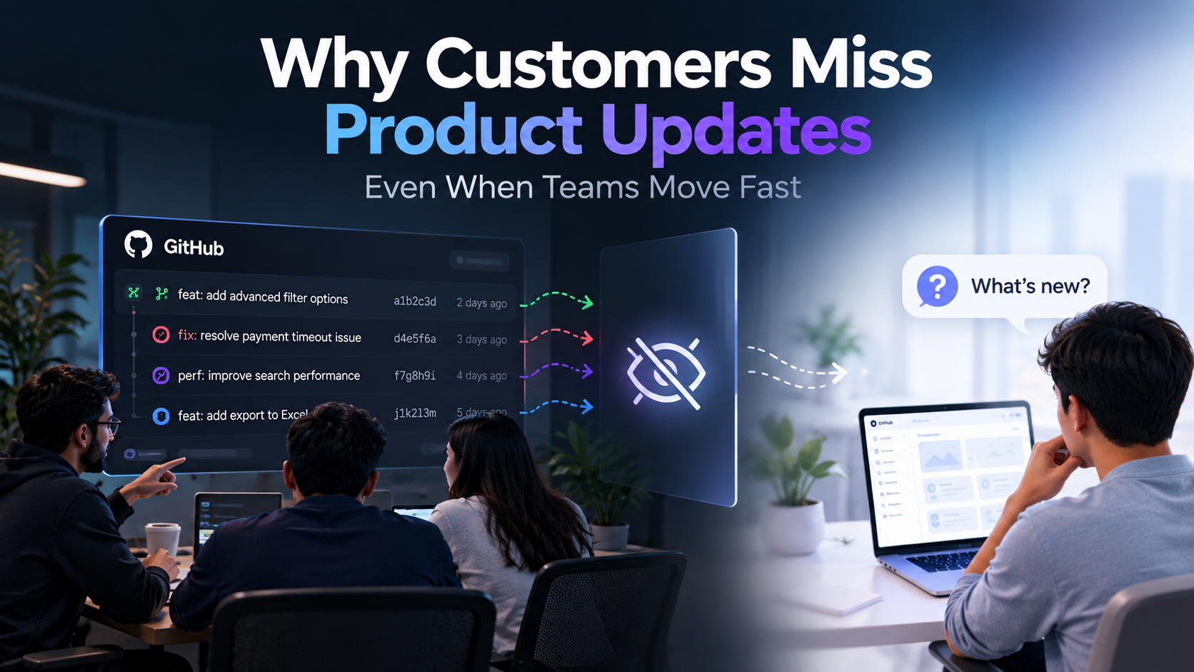 Why Customers Miss Product Updates — Even When Teams Move Fast